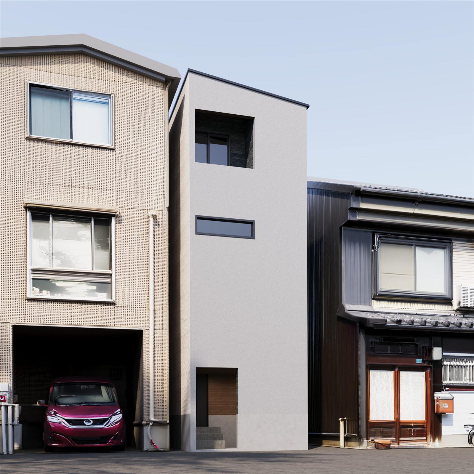 三明町のお家の外観